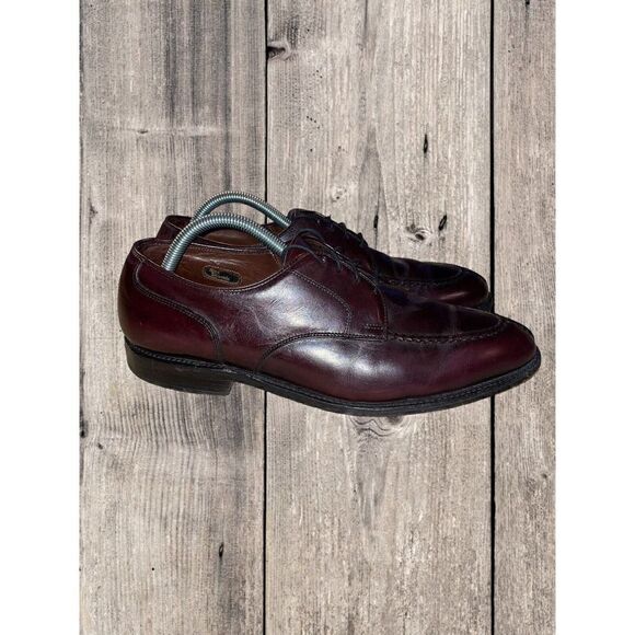 Allen Edmonds Brandywood Split Toe Mens Dress Shoe Ox Blood Leather Size 9.5D - Picture 1 of 9